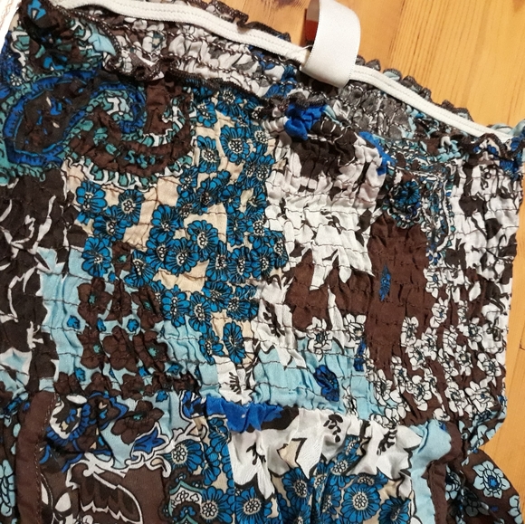 Teal mini flower summer dress - Picture 3 of 5